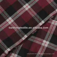 100% Cotton Yarn Dyed Checks Fleece Fabric